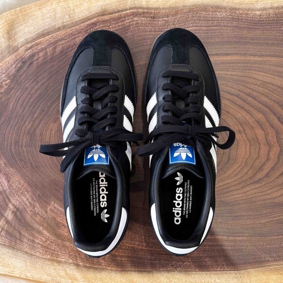 adidas Black / White / Gum Samba OG Shoes size M8 / W9 - Picture 12 of 16
